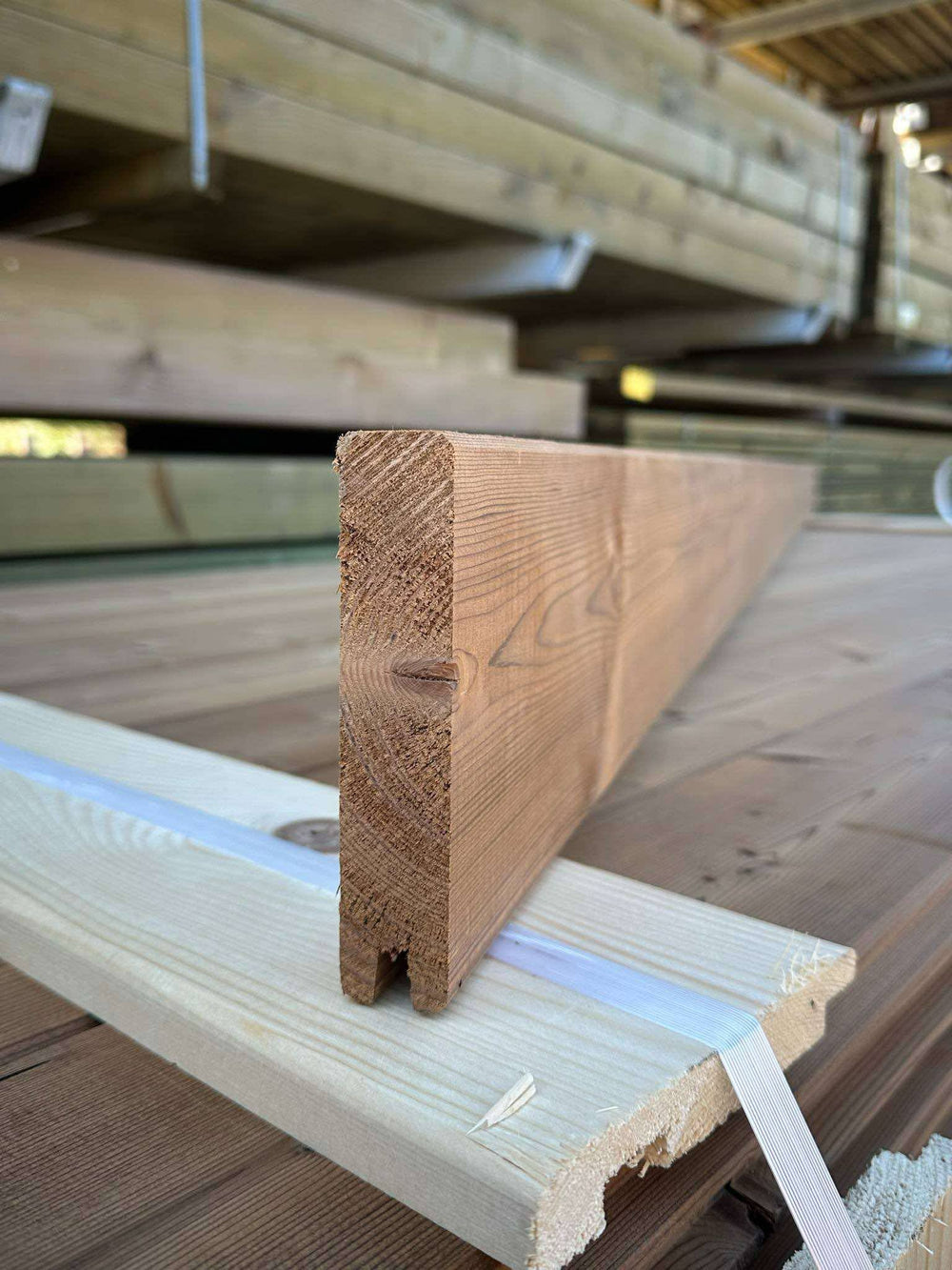 Eindplank thermowood naaldhout