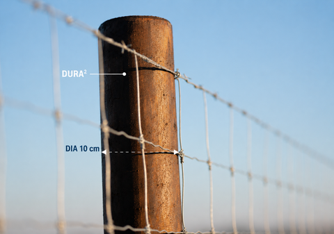 Dura2 paal diameter 10 cm