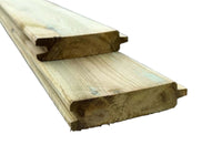 Bardage Simple en Pin Imprégné (Faux Claire-Voie) – 34 x 145 mm x 2000 mm