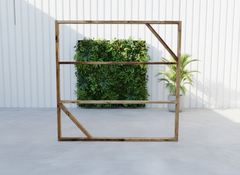 Kader voor tuinwand