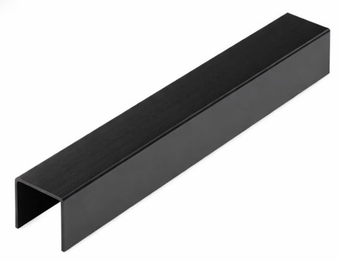 Aluminium topprofiel voor een ME-HA paal met bijhorend scherm