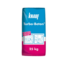 Snelbeton zak 25 kg op witte achtergrond