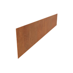 barre de bordure en acier corten