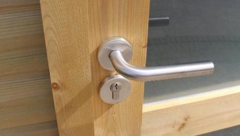 Luxe line modern Enkele deur EPDM/Metaalplaat