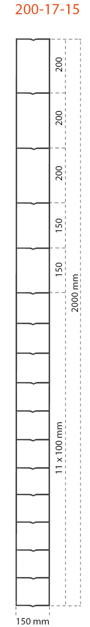 Wildgaas 200cm x 50m