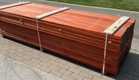 Planches de terrasse en padouk