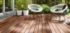 Planches de terrasse en padouk
