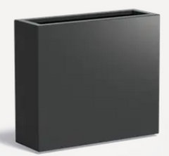 Orlanda jardinière rectangulaire en aluminium  