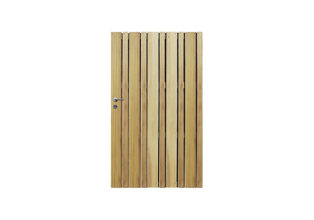 Portail de jardin Saima en iroko