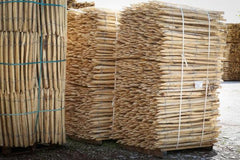 Ruime voorraad kastanje schapenhekwerk op rol direct leverbaar bij specialist Prindal Hout