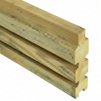 Triple profil imprégné (Bardage scandinave) – Pin – 34 x 130 x 2000 mm