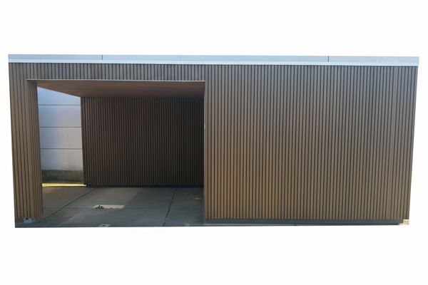 Box co-extrusie met luifel Exterior living