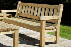 Banc de parc en bois