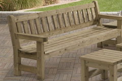 Banc de parc en bois