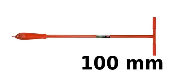 Spiraalboor van polet met een kop van 100 mm 