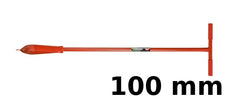 Spiraalboor van polet met een kop van 100 mm 
