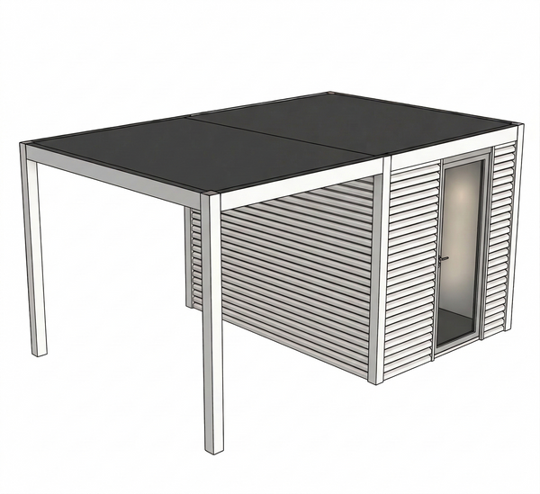 Débarras Malibu (aluminium RAL9010)